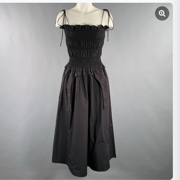 Allina Liu Elegant Black Off-Shoulder Dress NWT size S - Picture 6 of 13